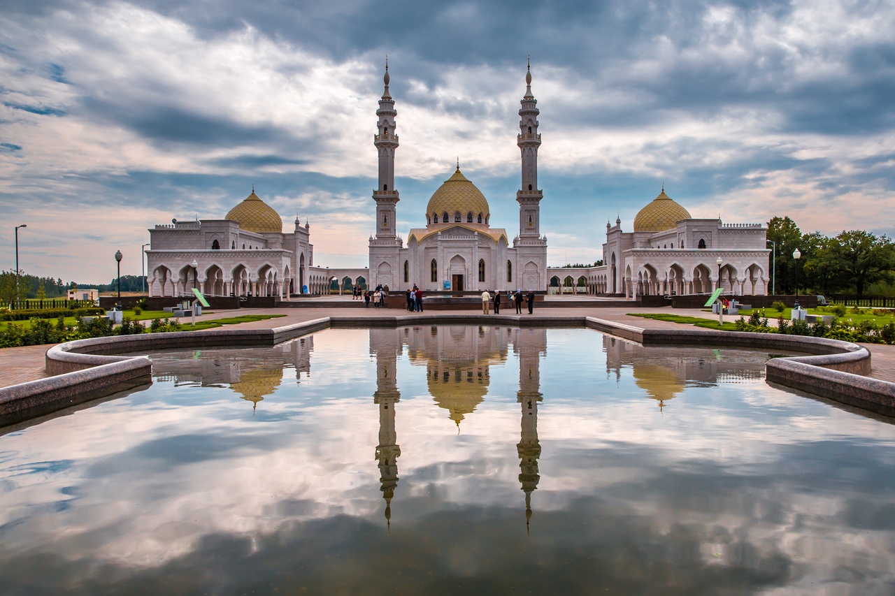 Белая мечеть болгар рисунок